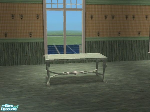 Sims 2 — HoneyBee Kitchen dining table by ead425 — set contains 20 items, 1 wall, 1 floor