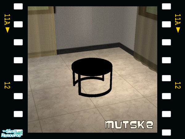 Sims 2 — Animal Living Coffeetable by Mutske — Recol from the set West Elm Living by Nanshi Nibble. Please download the