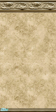 Sims 2 — Decorative Poured Wall by Halfcreek — created by Halfcreek