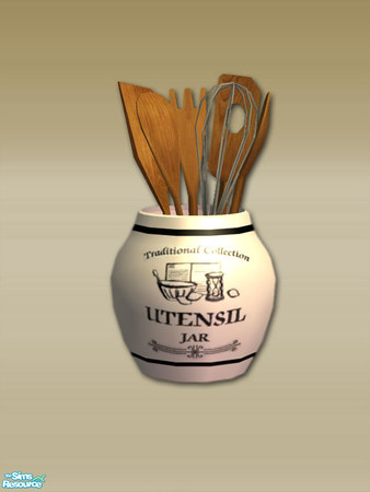 Sims 2 — Mt Lodge Series - Utensil Jar - Mesh by Shakeshaft — Part of a set that contains all the decorative objects for