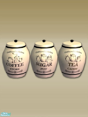 Sims 2 — Mt Lodge Series - Storage Jars - Mesh by Shakeshaft — Part of a set that contains all the decorative objects for