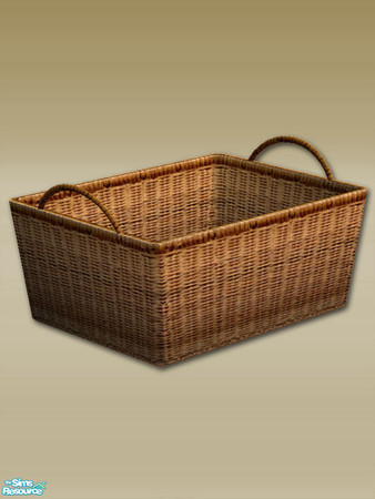 Sims 2 — Mt Lodge Series - Kitchen Basket - Mesh by Shakeshaft — Part of a set that contains all the decorative objects