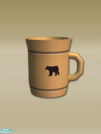 Sims 2 — Mt Lodge Series - Kitchen Mug - Mesh by Shakeshaft — Part of a set that contains all the decorative objects for