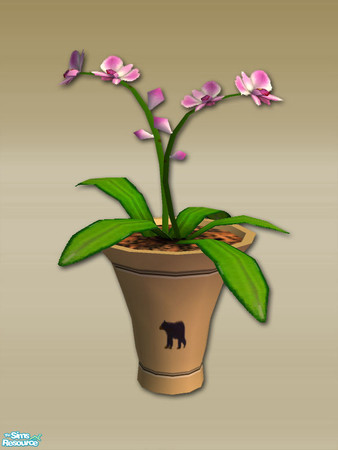 Sims 2 — Mt Lodge Series - Orchid Vase - Mesh by Shakeshaft — Part of a set that contains all the decorative objects for
