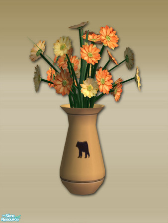 Sims 2 — Mt Lodge Series - Flower Vase - Mesh by Shakeshaft — Part of a set that contains all the decorative objects for