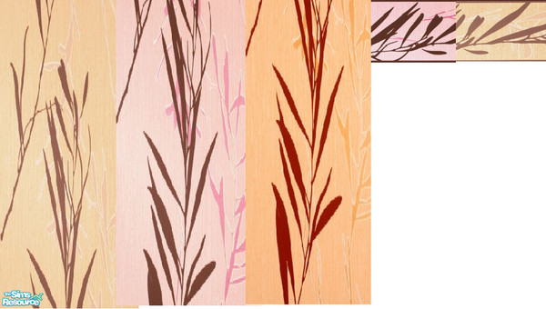Sims 2 — Tree Wallpaper by k.i.tt.i — Set of 5 nice tree wallpaper for sims with style!!!