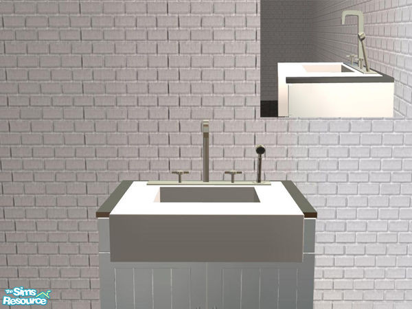 Sims 2 — New England Kitchen - Sink by ShinoKCR — 