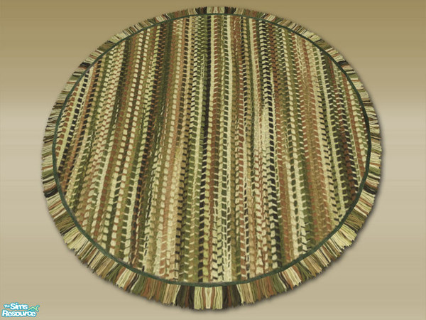 Sims 2 — Mt Lodge Series - Oval Rug - Mesh by Shakeshaft — Part of a set that contains all the decorative objects for the
