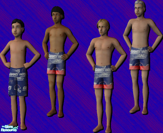 Sims 2 — Giants Male SwimSuits by Bayou_Babe —  