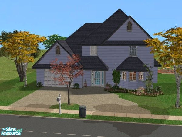 Sims 2 — 3 Blueberry Way by hatshepsut — Tranquil family home set in peaceful surroundings. Modestly furnished.