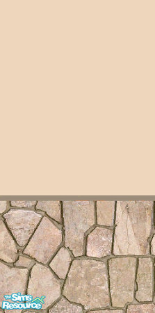 Sims 2 — Stone Paneling by bronwynna — By Bronwynna Stone Paneling to match the "Riverbed" Stone Pavers floors