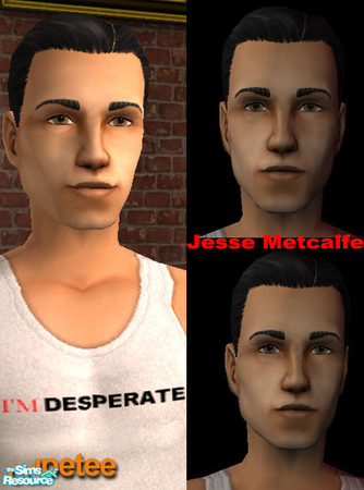 Sims 2 — Jesse Metcalfe by CDPETEE — Jesse Metcalfe portrays teen homewrecker John Rowland on 'Desperate Housewives'.