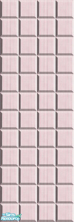 Sims 2 — Tiny Red Tile by Lorah — Part of the Tiny Tile Bathroom Set. 16 walls and 8 floors total. All priced $4 in blue,