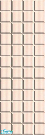 Sims 2 — Tiny Orange Tile by Lorah — Part of the Tiny Tile Bathroom Set. 16 walls and 8 floors total. All priced $4 in