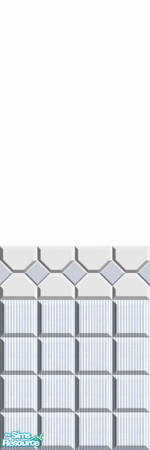 Sims 2 — Tiny Blue Half Tile by Lorah — Part of the Tiny Tile Bathroom Set. 16 walls and 8 floors total. All priced $4 in