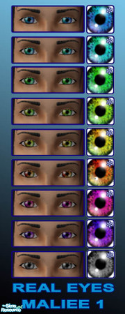 Sims 2 — REAL EYES by maliee1 — A collection of real looking eye colours