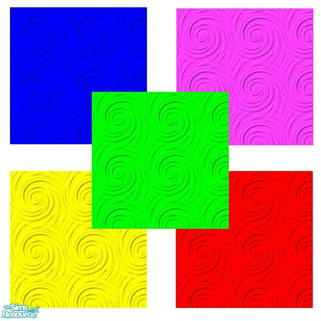 Sims 2 — Bright Carpet Set by queenmab75 — A series of carpets in bright colors.