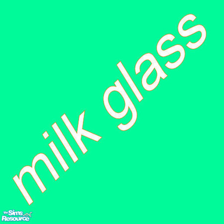 Sims 2 — medium spring green milk glass tile by chrissy6930 — A medium spring green milk glass tile. Not intended to be
