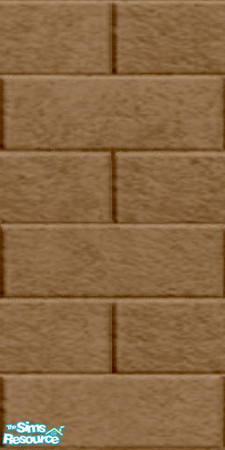 Sims 2 — Stony Front Wall Treatment by sara_dippity — Adapted from The Sims Superstar by sara_dippity. TSRAA