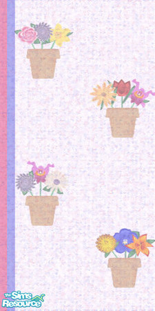 Sims 2 — flowers growing by slinki — flowers growing For your party rooms, we have flowery, balloons and party walls and