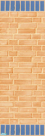 Sims 2 — Jolly Bricks Set - Jolly Bricks Wall Orange by SofijaDosen — Price in game of all single items included in the