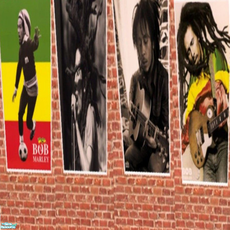 Sims 2 — Bob Marley Poster Set 1 by metalchickgirl — Bob Marley Poster Set 1