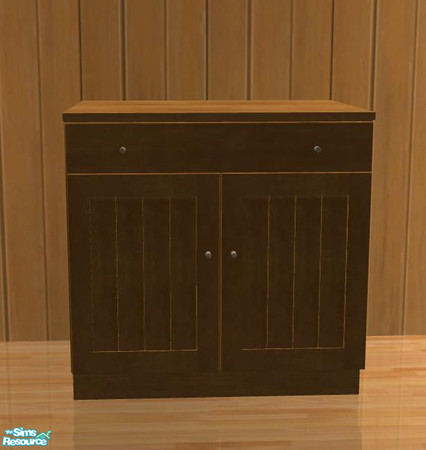 Sims 2 — NewEnglandKitchen wood - Counterdoors by ShinoKCR — 