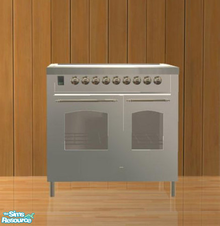 Sims 2 — NewEnglandKitchen wood - Stove white by ShinoKCR — Southwallshade corrected on Mesh - if you play with shadows