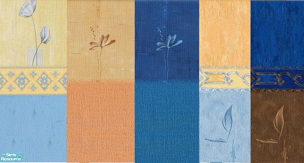 Sims 2 — Colour wallpaper set by k.i.tt.i — Set of nice colour wallpaper whit wonderfull flowers and other:-) Enjoi it