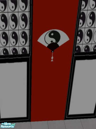 Sims 2 — Ying Yang wall fan by Phadrae — This is the wall fan that goes with my Ying Yang LR set-hope you like it!