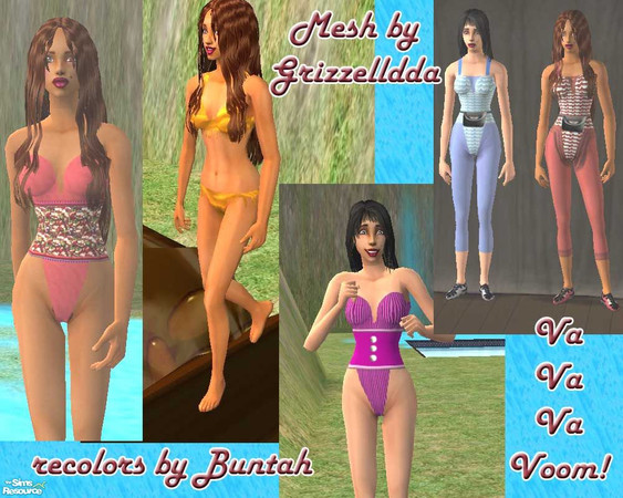 Sims 2 — Va Va Va Voom! by buntah — I just love this boooodacious mesh of Grizzelldda's! So, of course, I had to have a