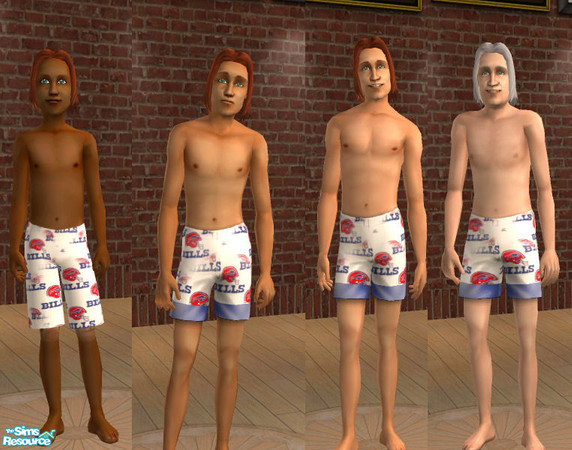 Sims 2 — Bills Male SwimSuits by Bayou_Babe —  