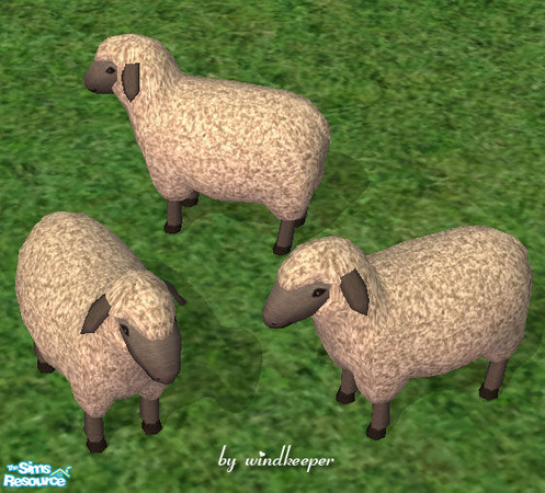 Sims 2 — Dark sheep by Windkeeper — *Jun 17/06 updated to remove shine* You need to download "Sheep" file from