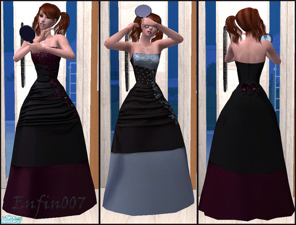 Sims 2 — long formal dresses by enfin007 —  