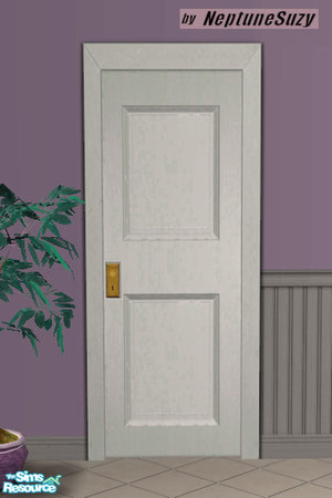 Sims 2 — NSC Door - White by Neptunesuzy — Your sims will love this white door! Enjoy!