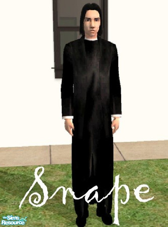 Sims 2 — ProfessorSeverusSnape by ifonlyihadorli — The wicked potions master comes to The Sims 2. Watch out students of