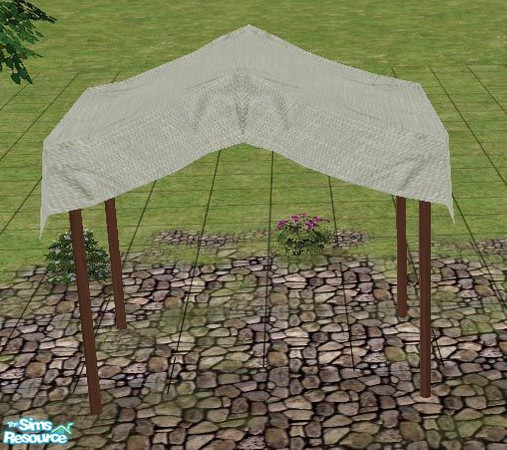 Sims 2 — Farmer\'s Market - Tent Canopy MESH by Simaddict99 — ensure your produce stays nice and fresh by providing a bit