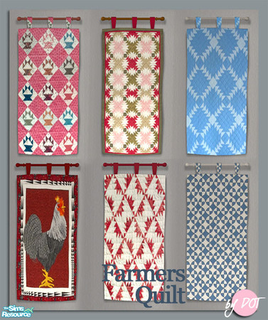 Sims 2 — Farmers Quilt by DOT — Farmers Quilt