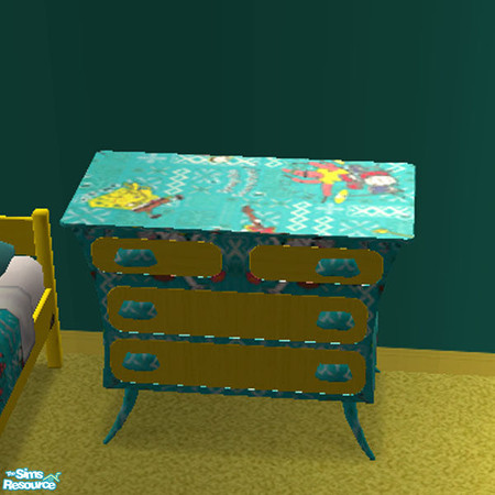 Sims 2 — Spongebob Groovy Dresser by am1974 — Here is a Spongebob groovy dresser to go with the Spongebob set. Also their