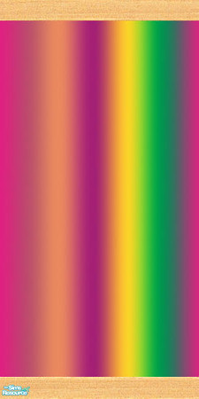 Sims 2 — Funky Town by Pinkett — lose your mind with this funky wall!