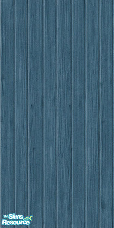 Sims 2 — Plain blue wood wall by Windkeeper — Part of "Barn Building Kit" set