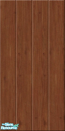 Sims 2 — Dark wood barn wall by Windkeeper — Part of "Barn Building Kit" set