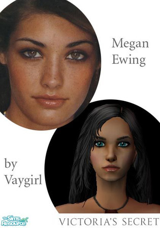 Sims 2 — Victoria's Collection: Megan Ewing by Vaygirl — My try at some popular Victoria's Secret Models, and some not so