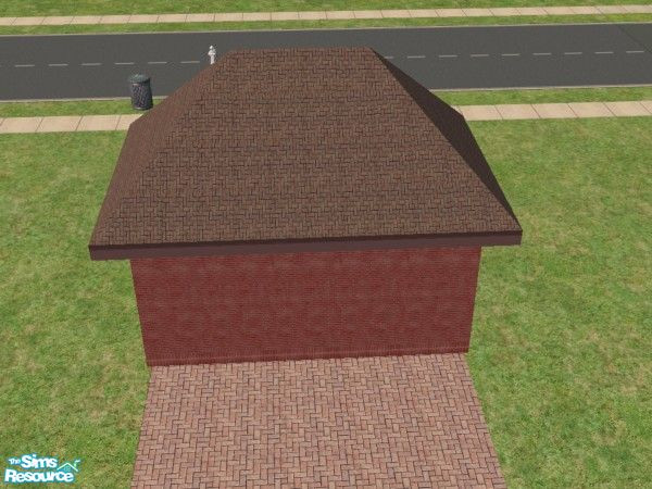 Sims 2 — Stone Roof Brick by c_literati — TSRAA. 