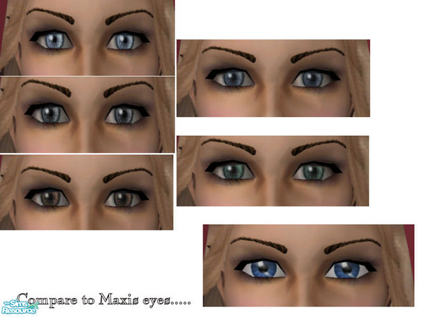 Sims 2 — seeing you through real eyes by Cori27 — My attempt at a more real looking eye.