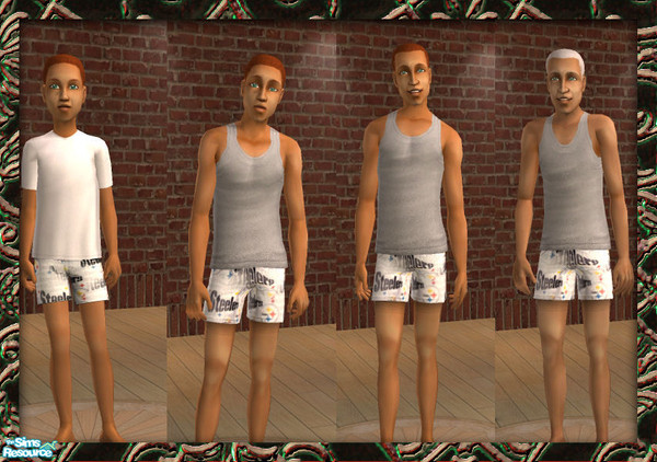 Sims 2 — Steelers Male Underwear by Bayou_Babe —  