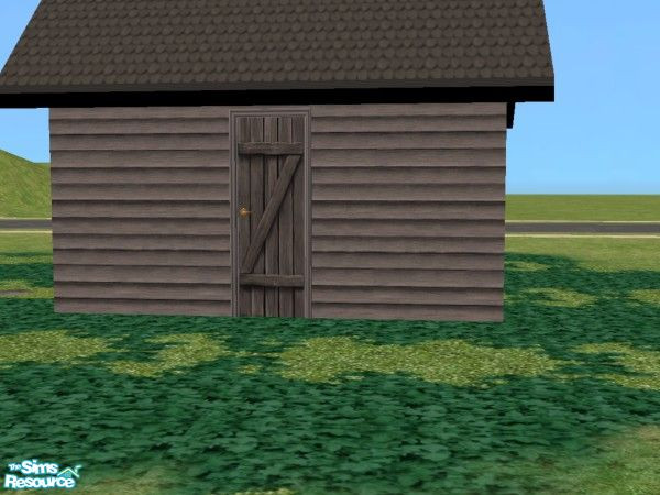 Sims 2 — Magic Town Build Old Door by c_literati — Recolors for nomad or haunted houses. TSRAA.
