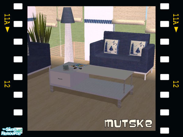 Sims 2 — Summerset Livingroom Coffeetable by Mutske — Recol "Soft Modernity Set" by Nanshi Nibble. To go with