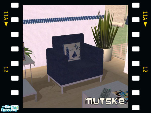 Sims 2 — Summerset Livingroom Chair by Mutske — Recol "Soft Modernity Set" by Nanshi Nibble. To go with the