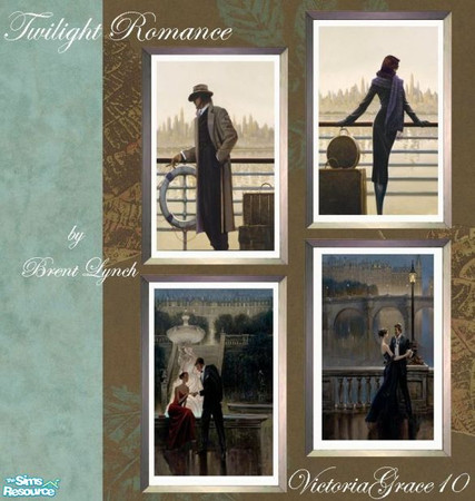Sims 2 — Twilight Romance by VictoriaGrace — Fabulous, elegant prints to accent any room. You can find them in your